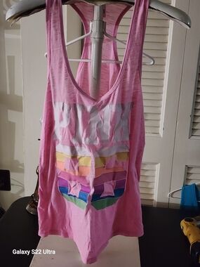 PINK Victoria's Secret Pink Logo Tag Tee
